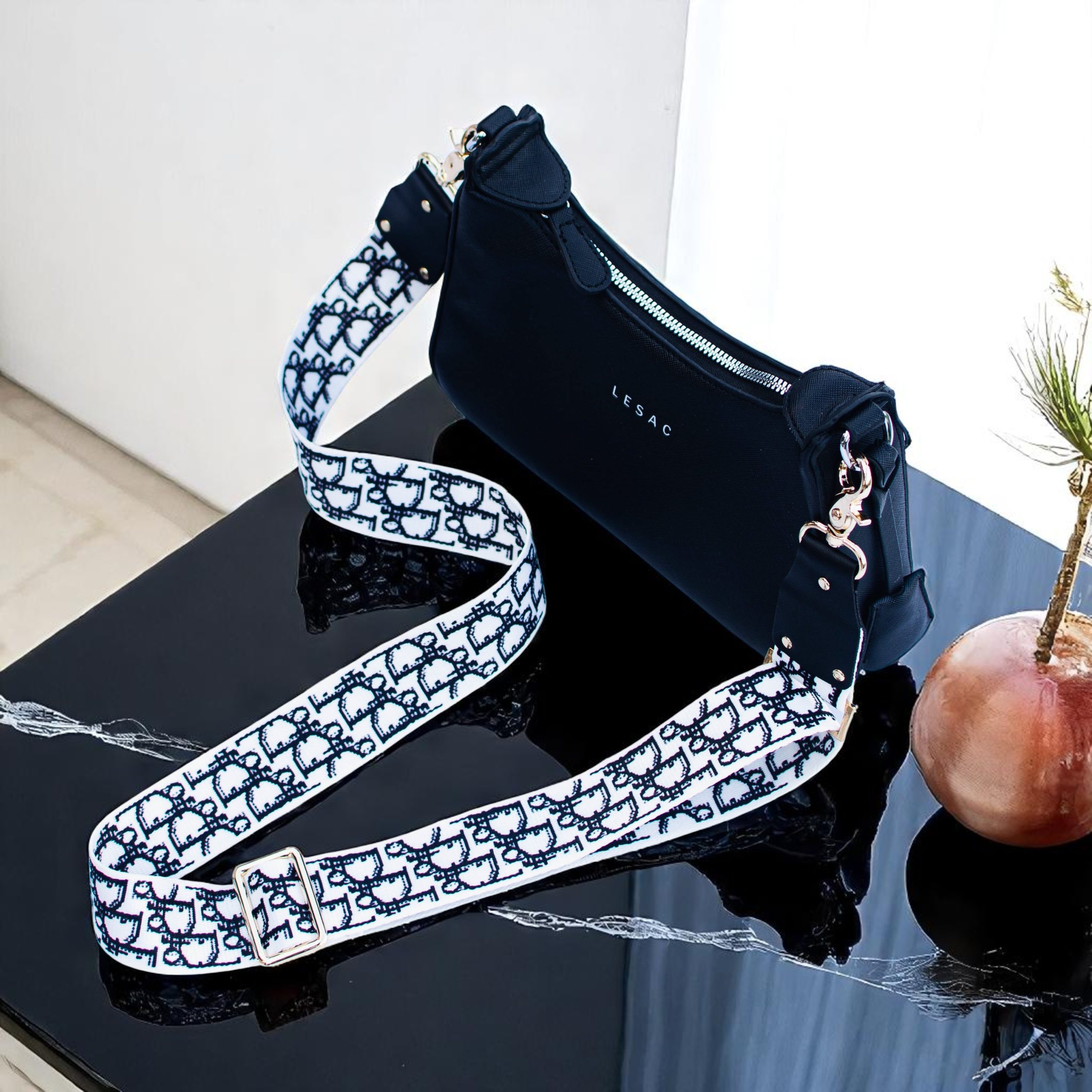 Dây Túi Xách Cao Cấp Full DIOR 41 Da Dài Móc Vàng