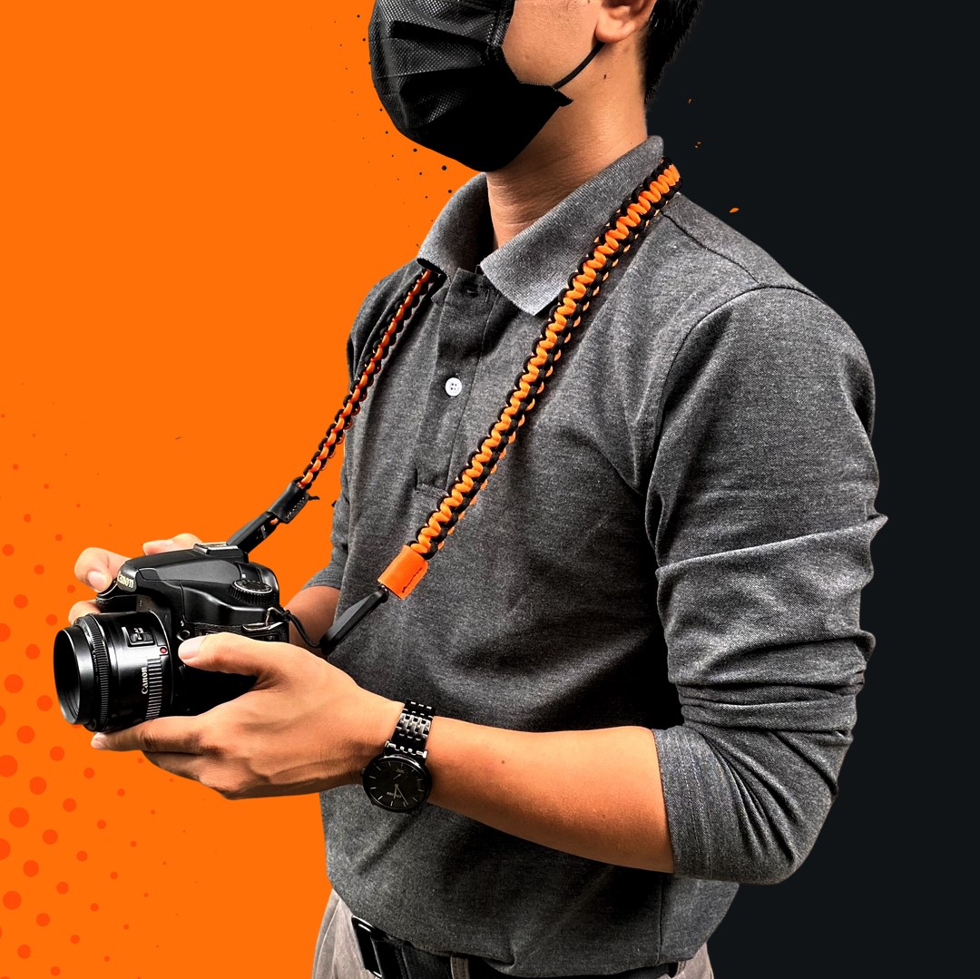 Paracord Type Mad Max Dài Phối Màu Cam x Đen